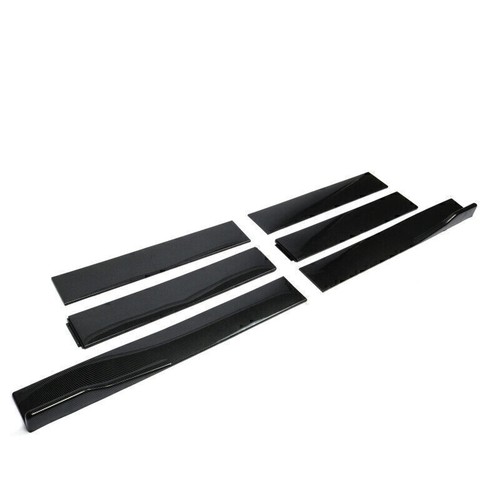 78.7'' Carbon Fiber Side Skirts Rocker Panel Splitter Lip For Scion xA xB tC FRS - Picture 7 of 11
