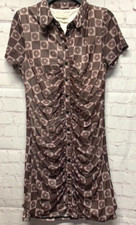 Urban Outfitters Printed Dress Nylon Lightweight Flower Pattern Small/Medium