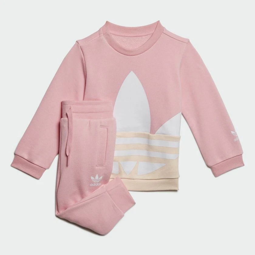Adidas light deals pink sweatshirt