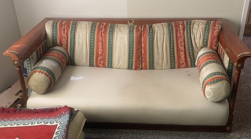 Rare Antique Couch/Sofa Wood Lacquer