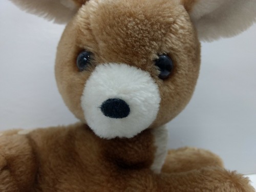 Vintage 1977 Dakin Plush Toy 7" Spotted Brown Deer Fawn Bambi Bean Bag Stuffed - Picture 2 of 8