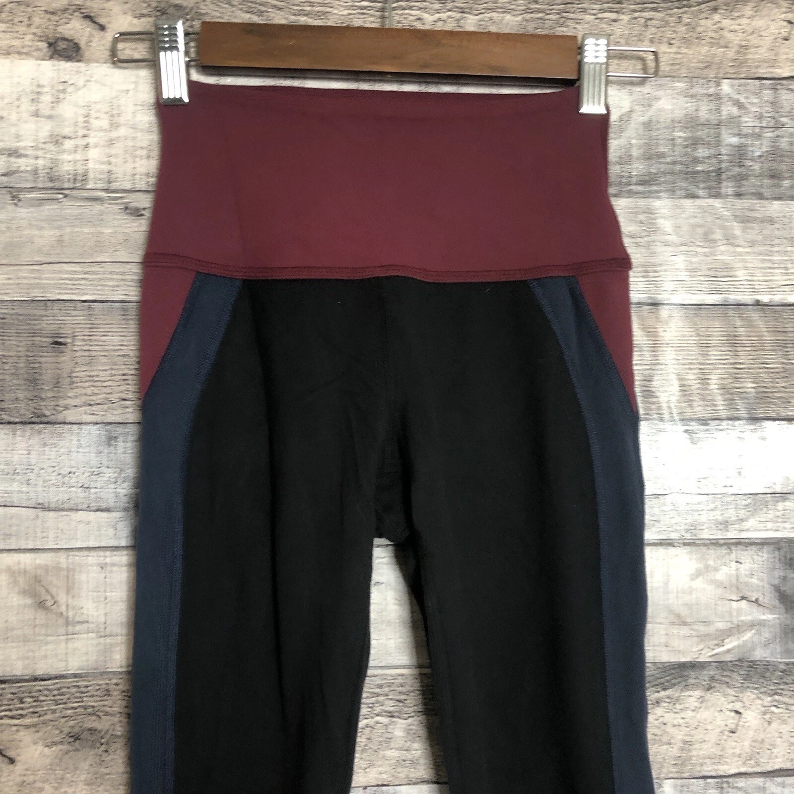 beyond-yoga tri color colorblock leggings