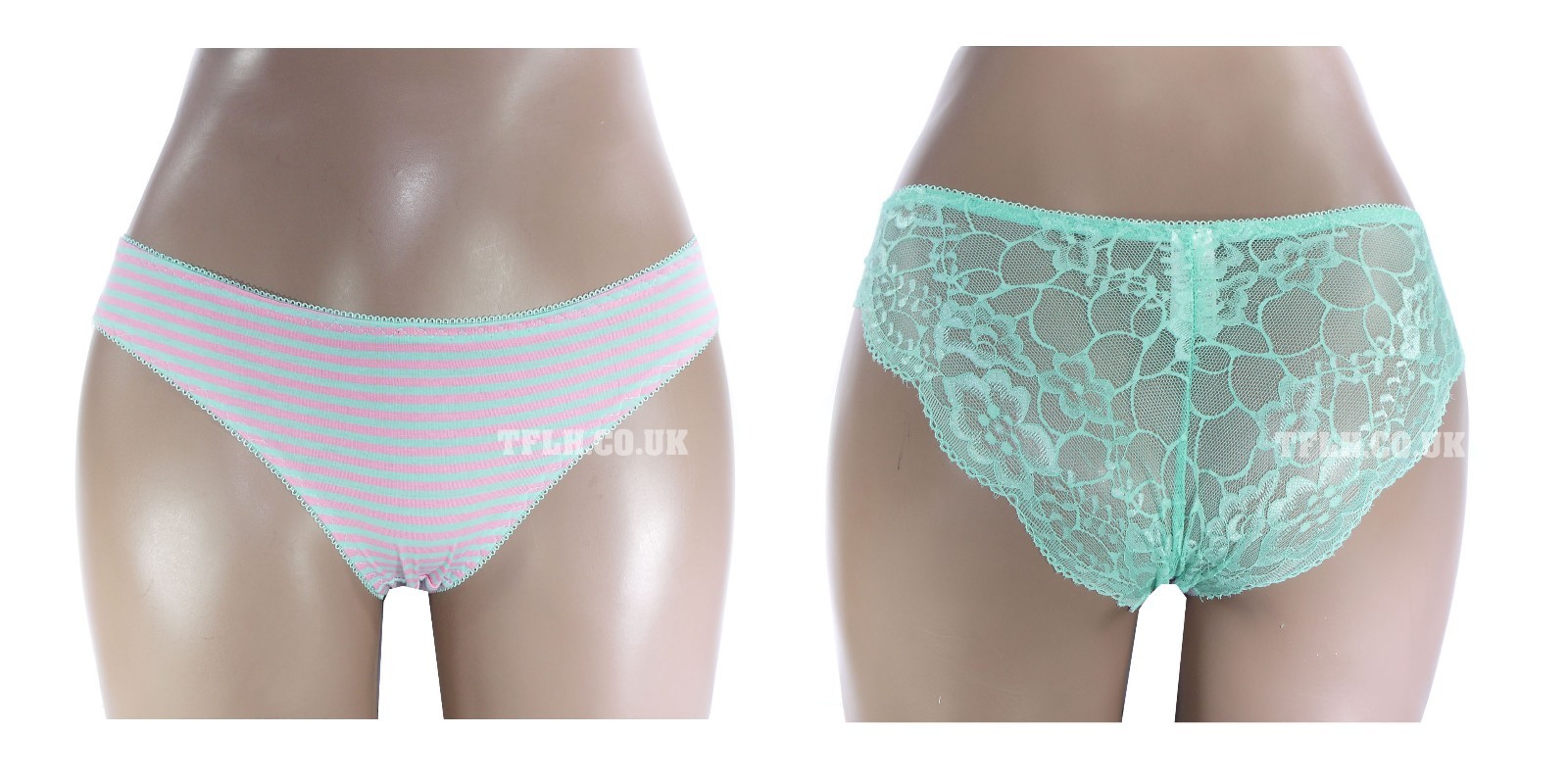 3X Sexy Lady Lace Floral Briefs High Waisted Knickers Underwear Panties