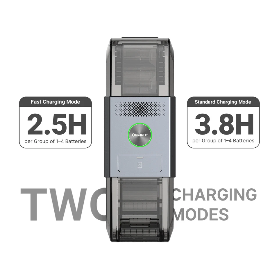 Cargador de Batería AAA Automático Recargable Olight OstationX - Batería NO Incluida Foto 2 de 4