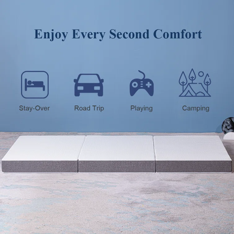 mattress 6'' Medium Memory Foam Mattress，Folding Mattress eBay