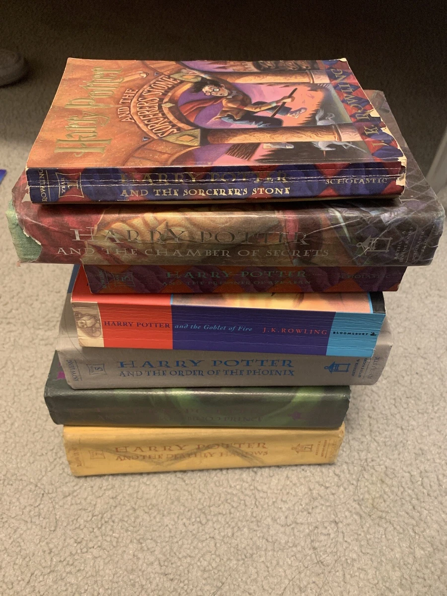 Harry Potter books 1-6 Scholastic and Bloomsbury