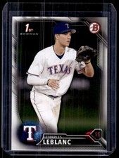 2016 Bowman Chrome 1st Bowman Charles Leblanc Rookie #BD-103 Texas Rangers