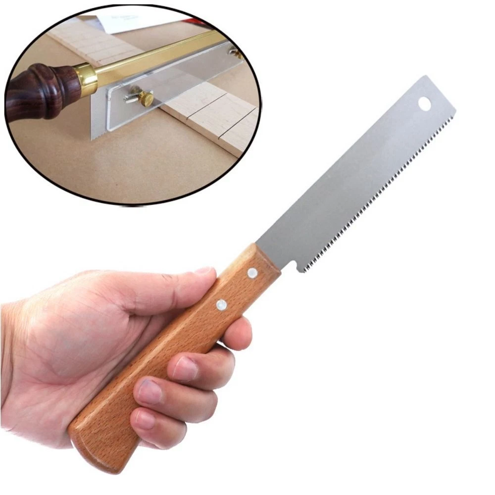 Wooden Handle Pull Saw Wood Cutting Trimming Handsaw Portable Hand Saw Tree