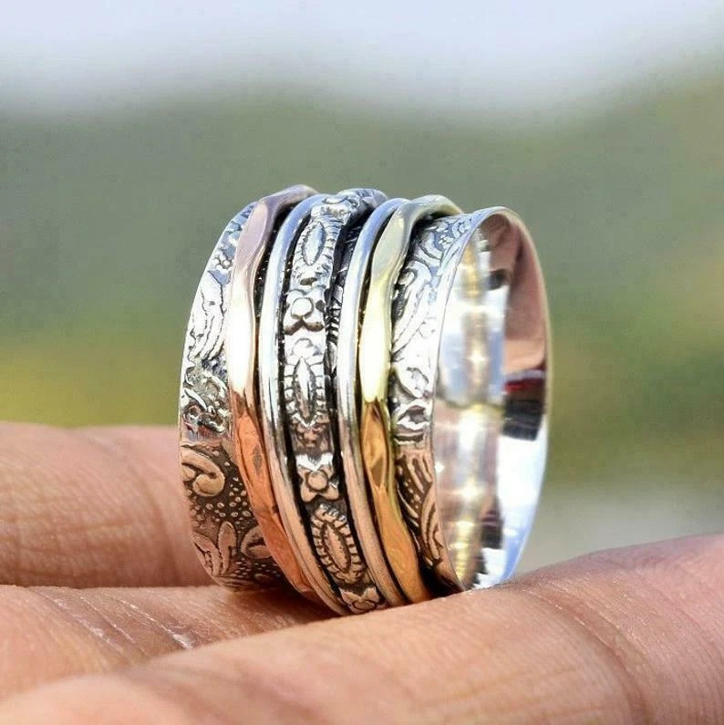 Thumb fidget cheap ring