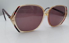 Vintage Aristar 6300 Gold Oval Metal Sunglasses Hong Kong FRAMES ONLY