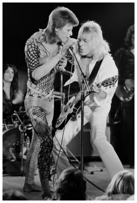 David Bowie Mick Ronson Poster 24x36 Inch Photo Rare Print Wall Art Br01