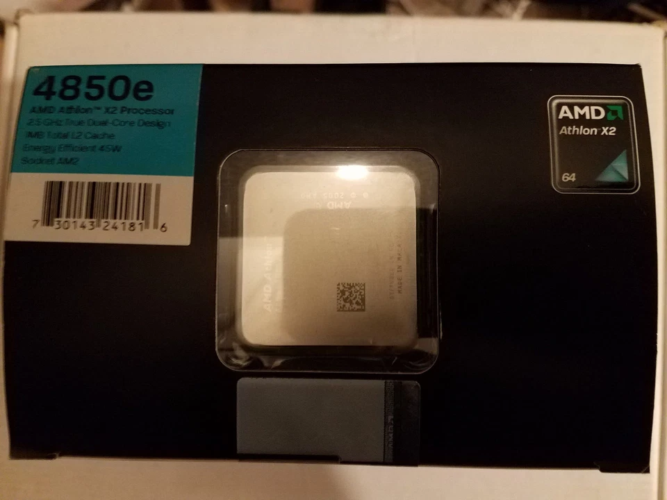 AMD Athlon X2 4850e 2 Core 1M Cache 2.5 GHz Socket AM2 CPU ADH4850DOBOX - Image 4 of 4
