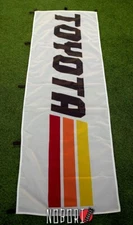 Beige Toyota Classic Heritage Stripes Nobori Banner Flag Garage Sign JDM  TRD
