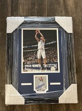 DIRK NOWITZKI SIGNED AUTOGRAPHED FRAMED & MATTED CUT SIGNATURE W/ 8X10 PHOTO JSA