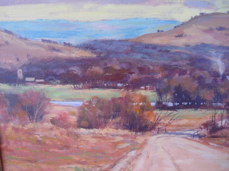 Phil Starke Kansas KS  Landscape  Oil painting on board Plein Air