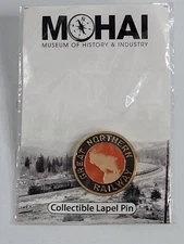Great Northern Railway Travel Souvenir Pin MOHAI Museum of History & Industry