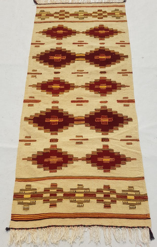 Vintage Traditional Handcrafted Turkish Kilim Rug for Home Décor 168x74 cm