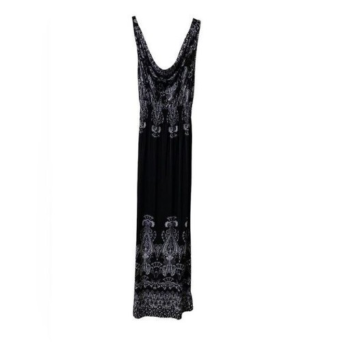 Arianna by Howard MAXI Dress, Wide Straps, Elastic Back, Size S/M Cowl Neck, - Picture 13 of 17