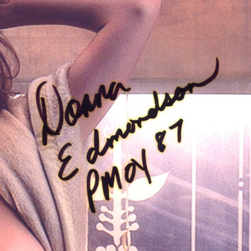 DONNA EDMONDSON Playboy Playmate Of The Year SIGNED NUDE | eBay