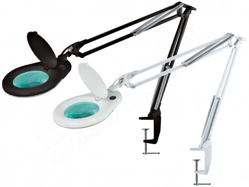 LENTE D'INGRANDIMENTO 5 DIOTTRIE LAMPADA SMART E MORSETTO DI PRECISIONE ESTETICA - Foto 1 di 10