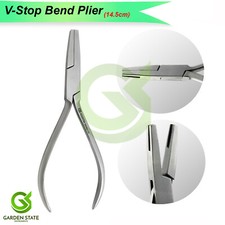 Dental V-Stop Plier Precise Arch Bending Loop Forming Braces Notch V-Bend Pliers