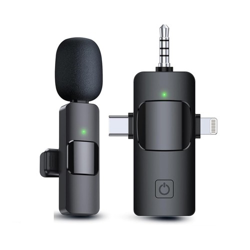 Wireless Lavalier Microphone Mic For iPhone Apple Phone ipad Vlog Live Stream - Picture 13 of 15
