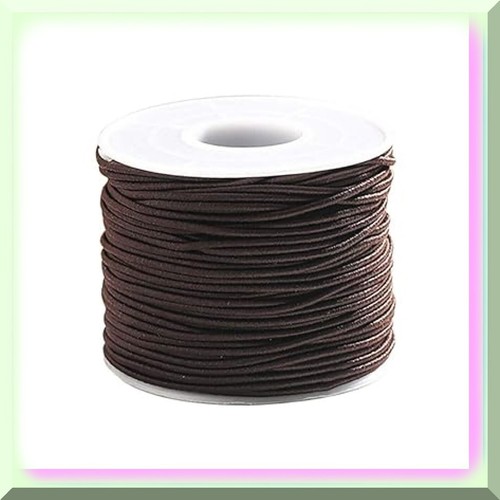 Coffee-Colored Elastic Thread: DIY Jewelry Making Made Easy with 0.8mm 100M Stre - 第 5/5 張圖片