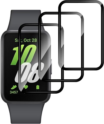 3X 3D Schutzglas für Samsung Galaxy Fit3 Display Schutz Hartglas Full Screen