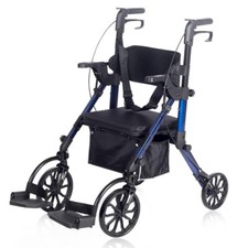 Deluxe OEM ELENKER Rollator Walker Stand Up Rolling Walking Mobility Medical Aid