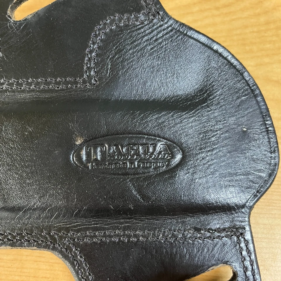 TAGUA Left Hand Black Leather Belt Holster - XD-9 Springfield - Image 3 of 4