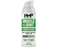 HMP Brands Hemp Cream 2000mg Muscle Joint Relief Menthol 2.1oz USA Made