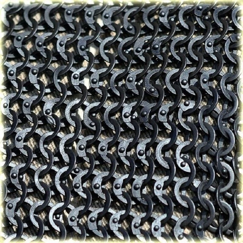Chain maile Avantail, 9mm plano rebitado com anéis sólidos Chainmail Avantail - Imagem 4 de 4