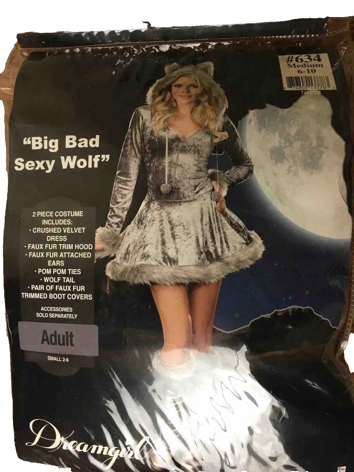 Dreamgirl Size S/M Complete Outfit Costumes for Women