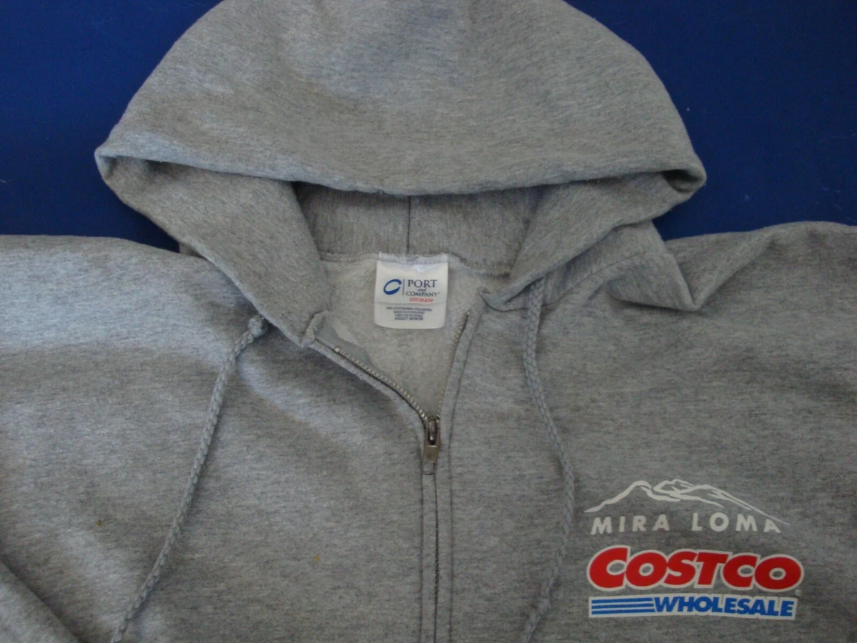 Costco Wholesale Gray Hoodie Mira Loma Location Sweat Shirt Hoodie | eBay