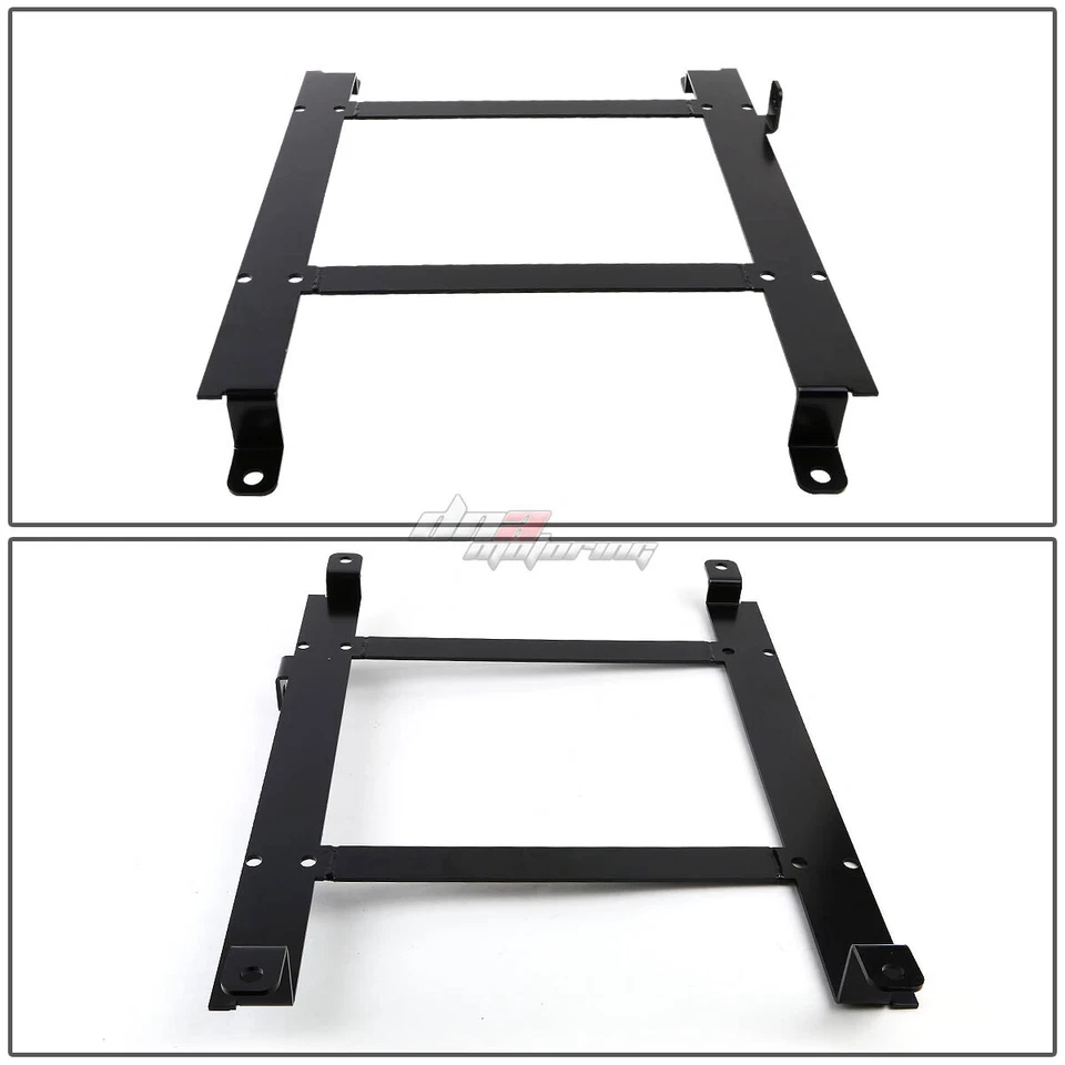 PAIR LEFT+RIGHT RACING BUCKET SEAT DOWN LOW MOUNT BRACKET FOR 97-04 CORVETTE C5 - Image 2 of 4