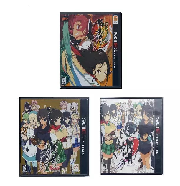 USED Nintendo 3DS Senran Kagura Burst Guren no Shoujotachi JAPAN