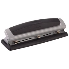 Swingline 3 Hole Punch, 10 Sheet Capacity Three Hole Puncher 3 Ring, Adjusta...