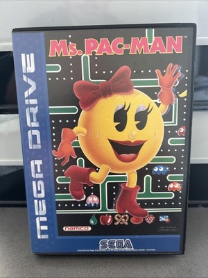 Sega Mega Drive Ms. Pac-Man Videospiele Games Pal Sammler Collector Retrogaming