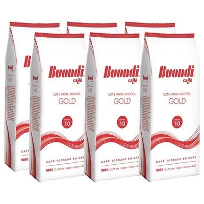 NESTLÉ BUONDI Caffè Gold Ganze Kaffeebohnen (6 x 1 kg)