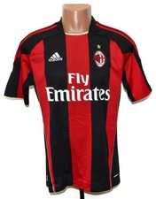 AC MILAN ITALY 2010/2011 HOME FOOTBALL SHIRT JERSEY ADIDAS SIZE S ADULT