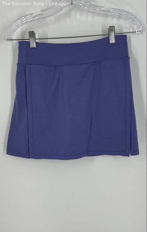 Athleta Girls Purple Elastic Waist Pull-On Activewear Athletic Skort Size XL/14