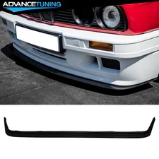 For 84-92 BMW E30 3-Series MDA Style Front Bumper Lip Lower Spoiler PU Unpainted