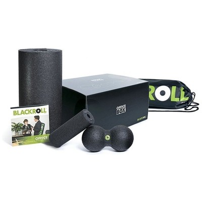 BLACKROLL  Office Box 3-teilig Set Faszienrolle Schwarz Duo-Ball Massagetools