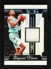 2023 Panini Noir Elegant Décor Rookie Jerseys 70/99 Brandon Miller #EDR-BMI m4w
