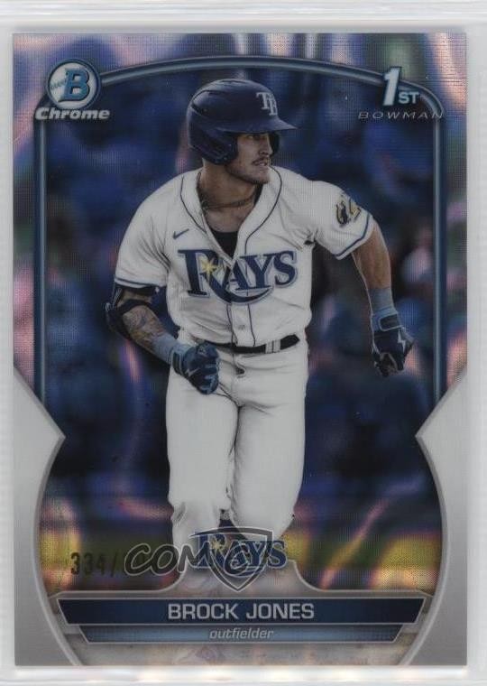 2023 Bowman Chrome Prospects Lava Refractor 334/399 Brock Jones #BCP-115 0o3x