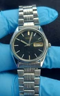 Vintage Seiko 5 Automatic Men's Day/Date Black Dial Mens Wristwatch Japan