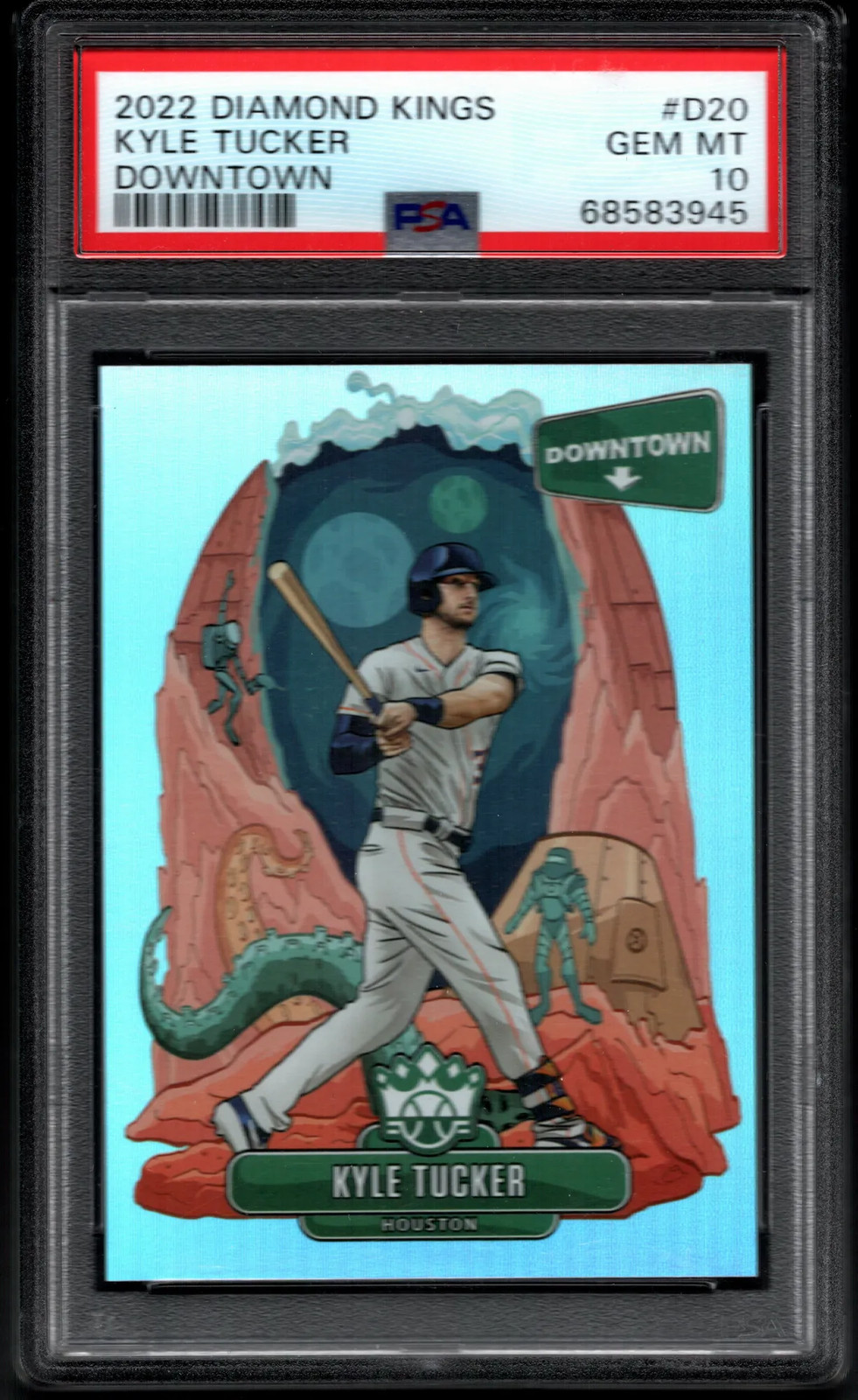 Kyle Tucker 2022 Panini Diamond Kings #D20 Downtown Case Hit SSP PSA10 GEM MT