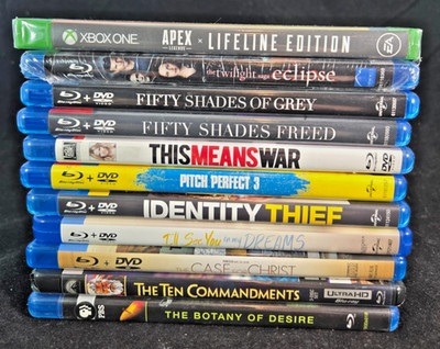 Lot of Fantasy/Comedy/Religious/Love Blu-Ray's, Combo Disc's, Ultra HD & Xbox