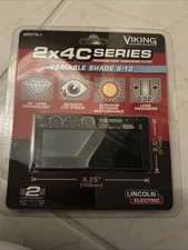 Lente de soldadura de oscurecimiento automático Lincoln Electric KP3775-1 2x4 serie C. Nuevo precintado