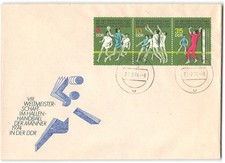 German Democratic Republic #1528-1530 FDC, 1974